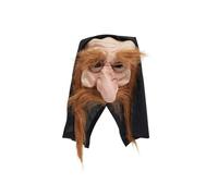 Official Forum Mens Brown Gnome Mask With Hood & Beard