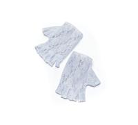 Official Forum Short White Fingerless Gloves