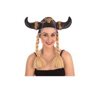 Official Forum Viking Helmet With Blonde Plaits