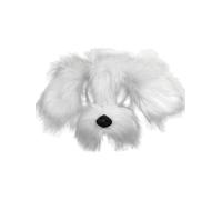 Official Forum White Shaggy Dog With Sound Mask