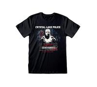 Heroes Inc. Mens Friday The 13th T-Shirt Short Sleeve Jason Voorhees Tee Black XX-Large