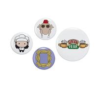 Official Friends Monica Button Badge Set by The Carat Shop