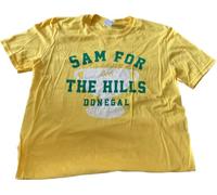 Official GAA Ireland County DONEGAL "SAM FOR THE HILLS" t-shirt size MEDIUM very rare limited Stock