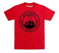 Official Gene Hunt T Shirt - Appreciation, Male, Red, XL