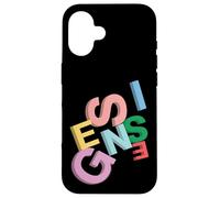 Official Genesis Colored Logo 3D Case for iPhone 16