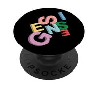 Official Genesis Colored Logo 3D PopSockets Adhesive PopGrip