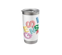 Official Genesis Colored Logo 3D Stainless Steel Insulated Tumbler