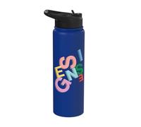Official Genesis Colored Logo 3D Stainless Steel Insulated Water Bottle