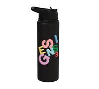 Official Genesis Colored Logo 3D Stainless Steel Insulated Water Bottle