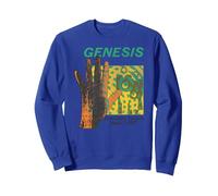 Official Genesis Invisible Touch Tour 1987 Art Rock Sweatshirt, Adult Unisex, Royal Blue, XX-Large