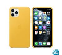 Official Genuine Apple iPhone 11 Pro Leather Back Case Cover Original - Yellow