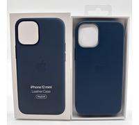 OFFICIAL GENUINE APPLE IPHONE 12 MINI LEATHER MAGSAFE CASE BALTIC BLUE NEW