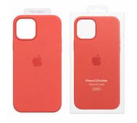 Official Genuine Apple (iPhone 12 Pro Max) Silicone MagSafe Case - Pink Citrus