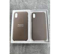 OFFICIAL GENUINE APPLE IPHONE X / XS LEATHER CASE MRWL2ZM/A TAUPE ORIGINAL