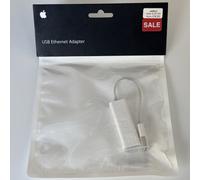 OFFICIAL GENUINE APPLE USB ETHERNER ADAPTER CABLE MC704ZM/A A1277 WHITE ORIGINAL