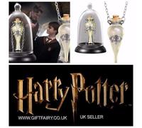 Official Genuine Harry Potter Felix Felicis Pendant Necklace and Display- Noble