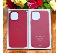 Official Genuine Original Apple (iPhone 12 Pro Max) Leather Case MagSafe Cover