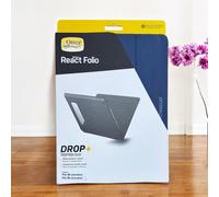 OtterBox React Folio Case for iPad 10.2-Inch (8th Gen 2020 / 9th Gen 2021), Shockproof, Drop proof, Ultra-Slim Protective Folio Case, Tested to Military Standard, Blue