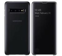 OFFICIAL GENUINE SAMSUNG GALAXY S10 CLEAR VIEW COVER BLACK EF-ZG973 FLIP CASE