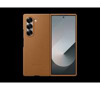 Samsung Galaxy Z Fold 6 Faux Leather/Kindsuit Case Tan - EF-VF956PAEGWW