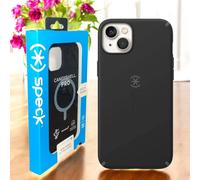 Speck Products CandyShell Pro iPhone 14 Max Case, Compatible with MagSafe, Black/Slate Grey