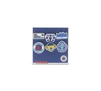 Official Glasgow Rangers FC Shoe Charms Set of 6 Croc-Compatible Clog Accessories with Club Crest