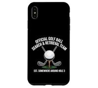 Official Golf Ball Retrieval Team Around Hole 3 Fun Design Case for iPhone XS Max