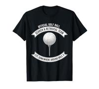 Official Golf Ball Retrieval Team Around Hole 3 Fun Design T-Shirt