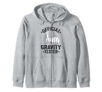 Official Gravity Tester Broken Hand Kids Get Well Broken Arm Zip Hoodie