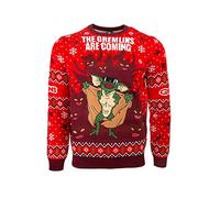 Official Gremlins Christmas Jumpers for Men or Women - Ugly Novelty Gifts Xmas Jumper - Knitted Sweater Design - Officially Licensed Christmas Jumper