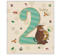Official Grufallo Age 2 Birthday Card, 2nd Birthday, Birthday Card for Children, 7 x 6, Recyclable Birthday Card