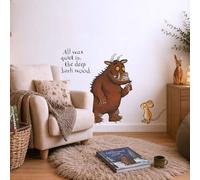 Official Gruffalo Wall Stickers for Kids Bedroom - Gruffalo and Mouse Wall Sticker with Quote - Removable Nursery & Reading Nook Wall Decals