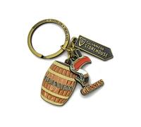 Official Guinness Multi-Charm Keyring With Toucan, Sign And Barrel Charms