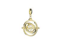Official Harry Potter Gold Plated Time Turner Slider Charm Embellished Swarovski® Crystals by The Carat Shop