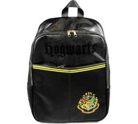 OFFICIAL HARRY POTTER HOGWARTS EMBOSSED BLACK BACKPACK RUCKSACK SCHOOL BAG