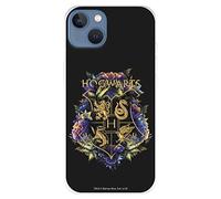 Official Harry Potter Hogwarts Floral iPhone 14 Plus Case to Protect Your Mobile Phone Flexible Silicone iPhone Case Officially Licensed by Harry Potter