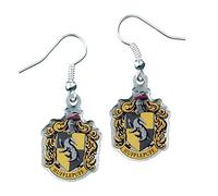 Official Harry Potter Hufflepuff Crest Earrings WE0024 by The Carat Shop
