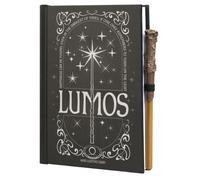 OFFICIAL HARRY POTTER LUMOS MAXIMA LIGHT UP A5 NOTEBOOK WITH WAND PEN ERIK