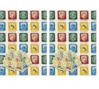 Official Harry Potter Luxury 2 Sheet 2 Tag Wrapping Paper, Harry Potter (Pack of 2)