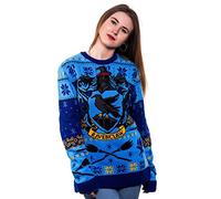Official Harry Potter Ravenclaw House Christmas Knitted Jumper (Medium)