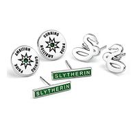 Official Harry Potter Slytherin Set of 3 Stud Earrings