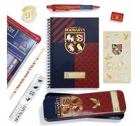 Official Harry Potter Stationery Set - Property of Hogwarts Bumper Gift Set with A5 Notebook, Tin Pencil Case, Pen, Stickers & School Supplies - Black Ink - Back to School Stationery for Kids