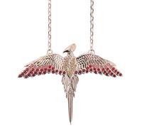Official Harry Potter Sterling Silver Fawkes Necklace Embellished with Swarovski® Crystals by The Carat Shop