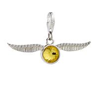 Official Harry Potter Sterling Silver Golden Snitch Embellished Clip On Charm