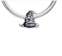 Official Harry Potter Sterling Silver Sorting Hat Bead Charm by The Carat Shop