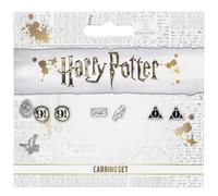 The Carat Shop - Harry Potter Stud Earring Set - Platform 9 3/4, Hedwig & Deathly Hallows