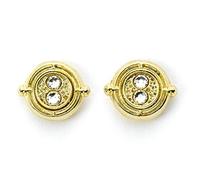 Harry Potter Fixed Time Turner Stud Earrings - Zinc / Copper / Aluminium