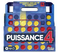 Official Hasbro Games Power 4 (2025 Edition) | All-in-One Storage, Carry Case, Score Counter | From 6 Years | 2 Players | Family Games - French Version