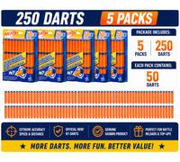 Official Hasbro NERF N Series N1 Refill Darts 50 Pack Genuine Foam Darts Blaster