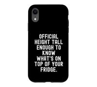 official height tall enough to know whats on top of your Case for iPhone XR